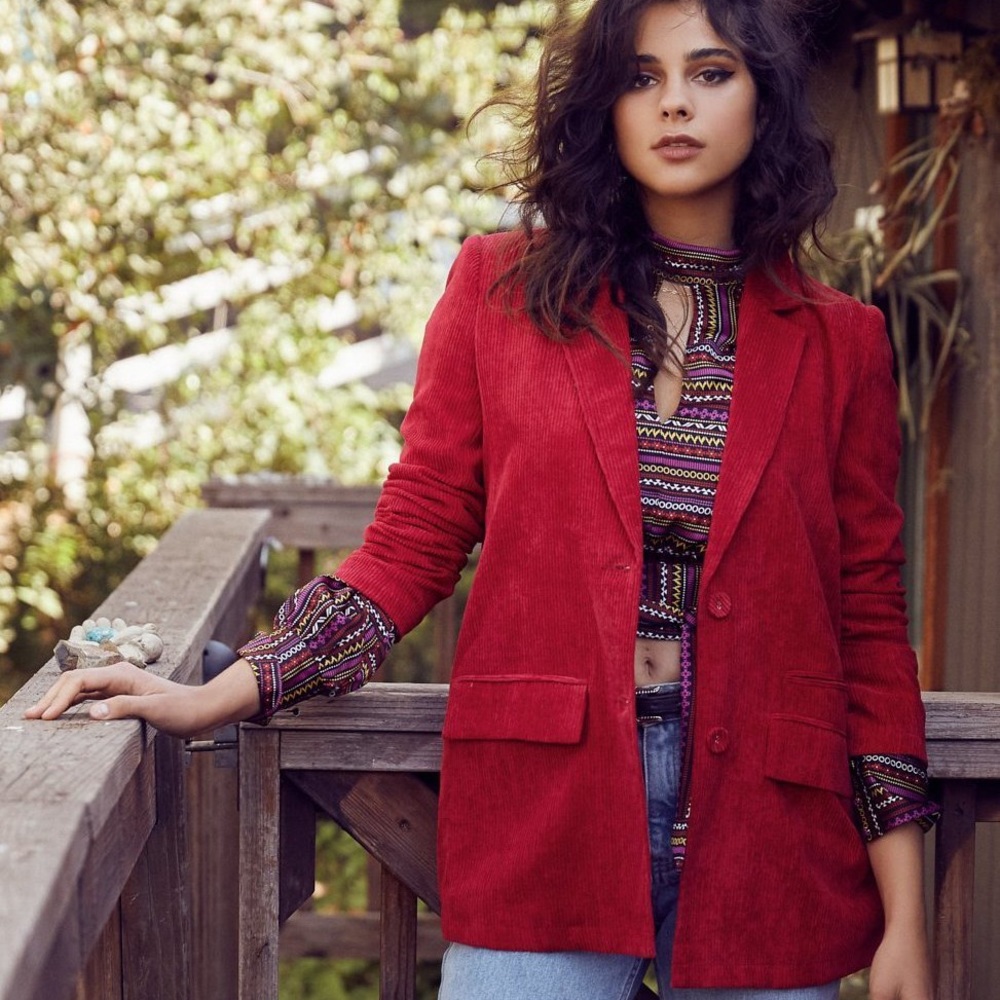 Free People / Lost + Wander Portia Corduroy Blazer - Picture 3 of 9